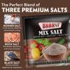 Bharvi Mixed Salt include Kosher, Rock and Black salt (Pack of 10) 1kg - 100g Each | Flavored Salt for Fruits, Chaat, Salads | Authentic Indian Taste view 4