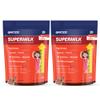 Gritzo SuperMilk Growth+ (Formerly Height+) (13+y Girls), 13g Protein Powder (Double Chocolate, 800g) | Zero Refined Sugar, 20 Vitamins & Minerals | Pack of 2 view 1
