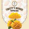 Twisty The Boba Station Mango Popping Boba Pearls 1kg Bursting Boba Balls for Bubble Tea, Desserts & Drinks | Mango Flavour Juice Balls | Includes 10 Straws view 3