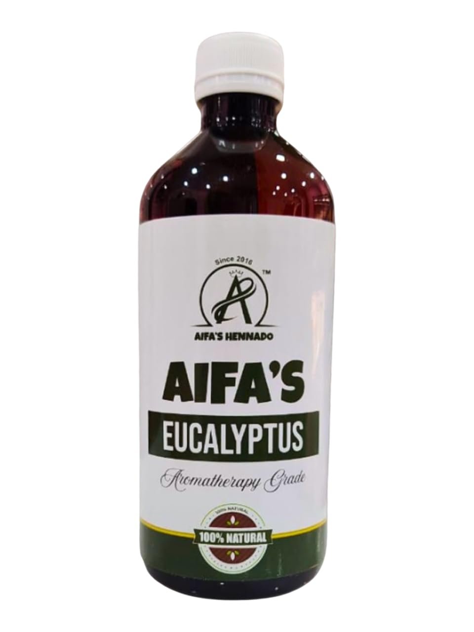 AIFASHENNADO Natural & Pure Eucalyptus Essential Oil Therapeutic Grade | Ideal for Henna/Mehendi Dark Stain Enhancement | Pure Aromatherapy Oil for Health & Wellness (30ML)