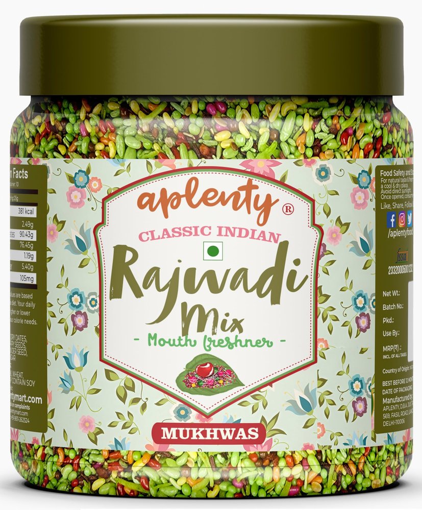 Aplenty Rajwadi Mix Sounf Mukhwas | Raajwadi After-Meal Mix With Fennel Seed Mouth Freshners (800G)