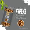 41 Foods Premium Pepper Cashews | Flavoured Nuts | 400g view 3