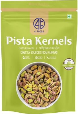 41 Foods Premium Pista Kernels | Salted Pista | 200g