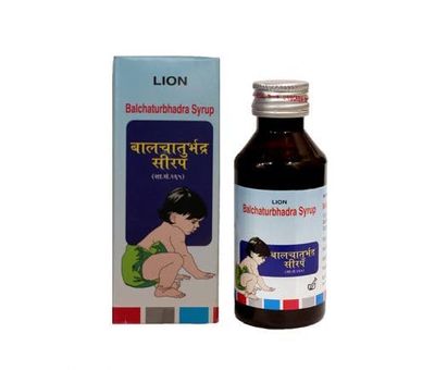 Lion Balchaturbhadra Syrup 100 ml || Ayurvedic Immunity Booster for Kids | Ayurvedic Tonic for Better Digestive Health