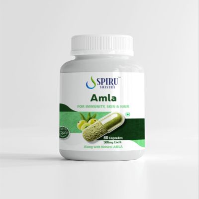 Amla Glow Mix | Amla, Ginger & Lemon Blend with Multivitamins & Multiminerals | Daily Gut Health, Energy & Immunity Support | For Men & Women | 60 Capsule