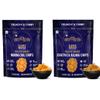 Evolve Moong Dal and Rajma Chips | Protein-Rich Crunchy Snack, Light & Savory Treats, High-Fibre Snacks, Healthy & Nutritious, Perfect for Adults | 200g (100g Each, Pack of 2) view 1