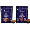 Evolve Ragi and Beetroot Chips | Protein-Rich Crunch Snack, Light & Savory Treats, High-Fibre Snacks, Healthy & Nutritious, Perfect for Adults | 200g (100g Each, Pack of 2) view 1
