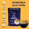 Evolve Oats Chips and Bhakarwadi | Protein & Fibre-Rich Snack, Light & Flavorful, Savory Tasty Munchies, Healthy Snack Choice for Adults | 200g (100g Each, Pack of 2) view 3