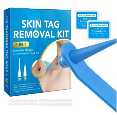 Auto Skin Tag Remover Kit  2 in 1 Removal Patch Tool for Face & Body | Non-Invasive Skin Tag & Mole Removal | Home Use | Safe for All Skin Types |
