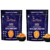Evolve Soya Corn and Oats Chips | Protein-Rich Crunch Snack, Light & Savory, High-Fibre Tasty Munchies, Healthy Snack Option, Perfect for Adults | 200g (100g Each, Pack of 2) view 1