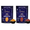 Evolve Moong Dal and Beetroot Chips | Protein-Packed Crunch Snack, Light & Wholesome Munch, Healthy Ingredients, Nutrient-Rich, Guilt-Free Snack | 200g (100g Each, Pack of 2) view 1
