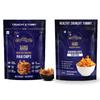 Evolve Ragi and Makhana Peri Peri | High-Protein Crunch Snack, Light & Zesty Treats, Wholesome No Palm Oil, Healthy & Nutritious Snacks for Adults | 200g (100g Each, Pack of 2) view 1
