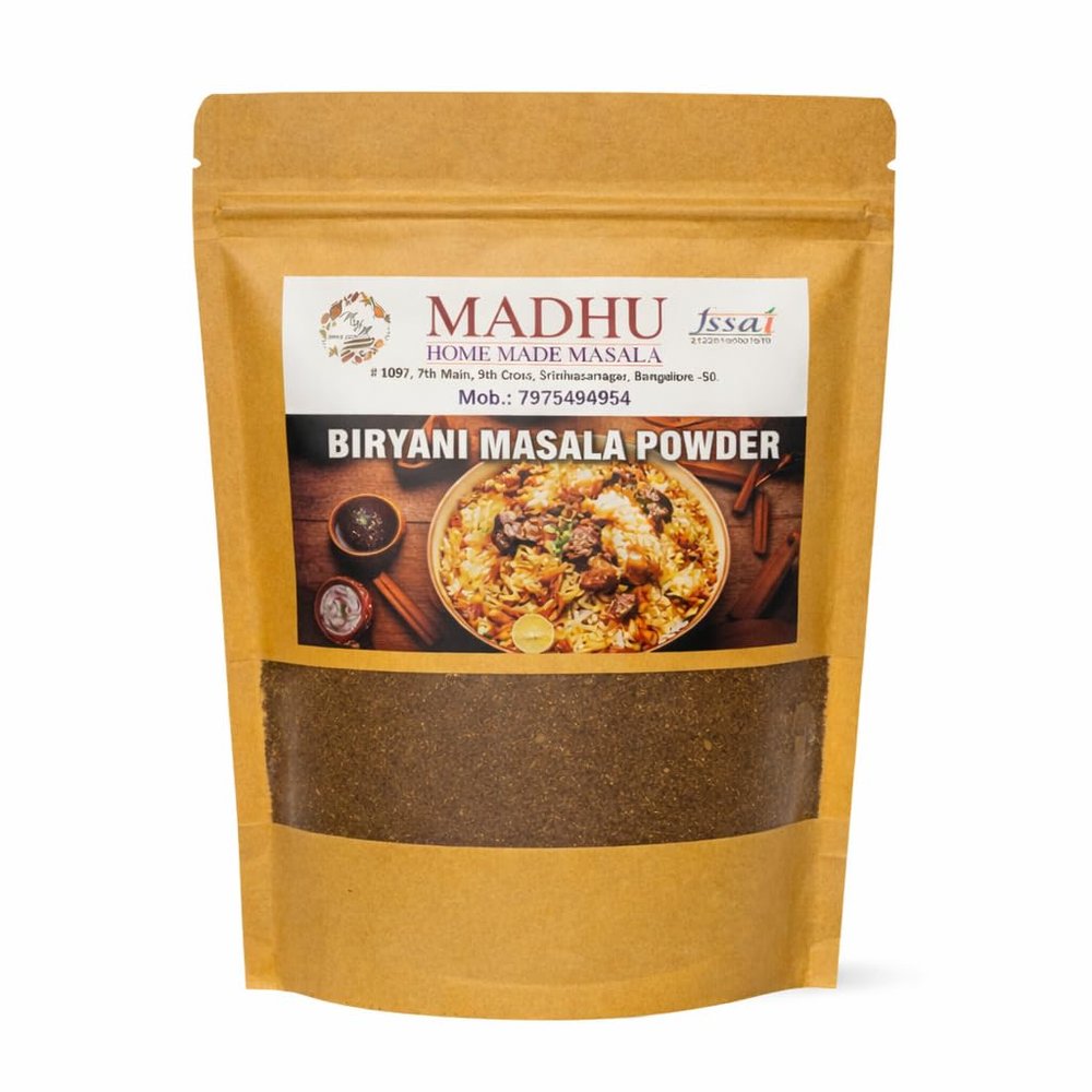 MADHU HOME MADE MASALA Biryani Masala Powder (500 GM)