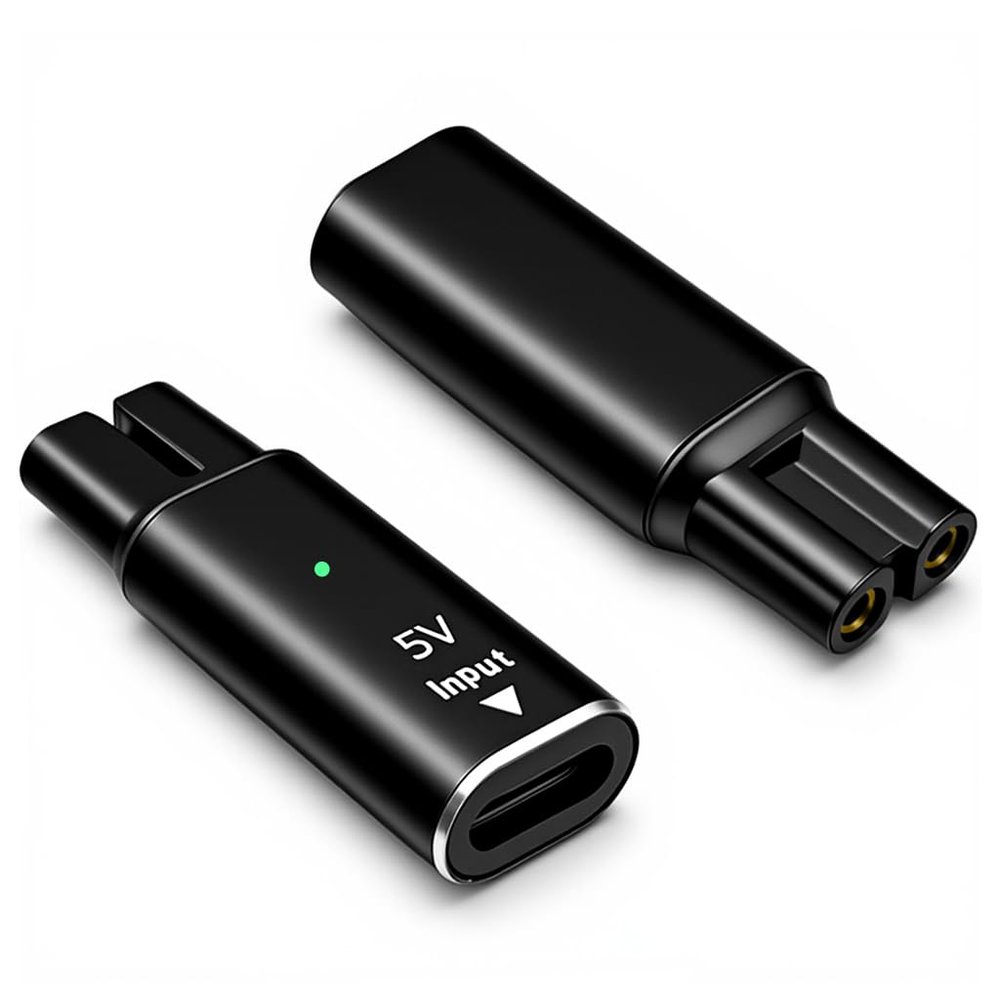 ZORBES Compatible OneBlade QP2724, Electric Shaver Type-C Charger Adapter, Fast Charging Replacement Power Adapter