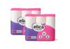 Elica Napkin 2 Ply Toilet Tissue Paper Roll - Set of 2 Pack of 12 (250 Pulls Per Roll, 3000 Sheets)| Ultra Soft Cushion Effect | 6-in-1 Strong & Absorbent | Bathroom Tissue | Hygienic & Skin Friendly view 1