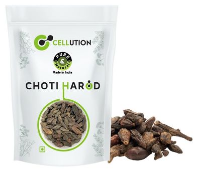 CELLUTION Choti Harad - 100gm Kali/Bal Harad | Desi Black Himej | Myrobalan | Terminalia Chebula (100 Grams)