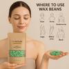 Clarabelle Brazilian Hard Wax Beans | Womens Painless Stripless Wax for Face, Bikini, Arms, Legs, Lips | Quick Melt & Mess-Free Formula (Charcoal+Rose Pink, 250g) view 4