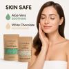 Clarabelle Brazilian Hard Wax Beans | Painless Stripless Wax Beads  Full Body Hair Removal for Women | Face, Bikini, Arms, Legs, Lips | Quick Melt, Salon Quality (White Chocolate+Aloe Vera, 500g) view 2