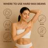 Clarabelle Brazilian Hard Wax Beans Combo Pack | White Chocolate & Activated Charcoal Beads | Painless Stripless Hair Removal for Face, Bikini & Body (RosePink+White Chocolate, 200 Gram) view 4