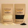 Clarabelle Brazilian Hard Wax Beans for Hair Removal Beads for Face, Bikini, Legs, Arms & Full Body | Stripless Painless Wax, Quick Melting, Skin Friendly Formula (White Chocolate+Charcoal, 1 KG) view 1