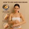 Clarabelle Brazilian Hard Wax Beans Combo Pack | White Chocolate & Activated Charcoal Beads | Painless Stripless Hair Removal for Face, Bikini & Body (RosePink+White Chocolate, 800 Gram) view 3