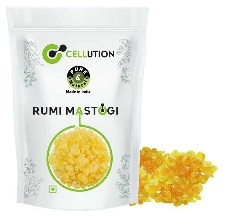 CELLUTION Rumi Mastagi Raw - 10gm Pistacia Lenticus | Mastic Gum (10 Grams)