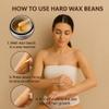 Clarabelle Brazilian Hard Wax Beans Combo Pack | White Chocolate & Activated Charcoal Beads | Painless Stripless Hair Removal for Face, Bikini & Body (RosePink+White Chocolate, 500 Gram) view 3