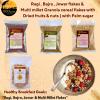 ikkiyam Combo of Bajra, Jowar, Ragi flakes & Multi millet Granola cereal flakes with Dried fruits, nuts & Palm sugar (Pack of 4, 250g Each) | Gluten-Free, Best Breakfast for healthy day start | No preservatives 100% Natural grains for Kids & Adults view 2