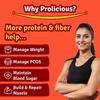 Prolicious Tangy Tomato High Protein Thins | No Palm Oil | Crispy & Nutritious Snack Chips (50g, Pack of 4) view 4