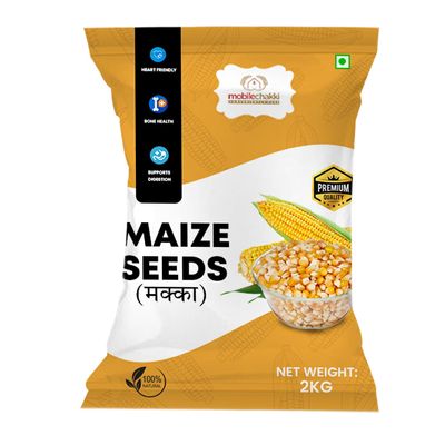 Whole Makka | Sabut Corn | Maize Kernels | Natural, Gluten-Free, Unpolished | High Fiber | Ideal for Makki Atta, Popcorn, & Boiling