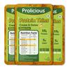 Prolicious Cream N Onion High Protein Thins | No Palm Oil | Crispy & Nutritious Snack Chips (50g, Pack of 3) view 1