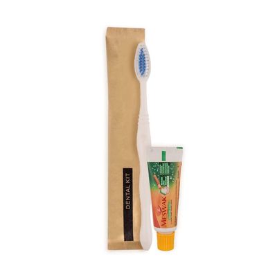 Kosential Dental Kit Pack of 25 I Includes Meswak Herbal Toothpaste & Toothbrush I Promotes Natural Oral Care & Freshness I Travel-Friendly & Hygienic I Ideal for Hotels, Guests & Personal Use