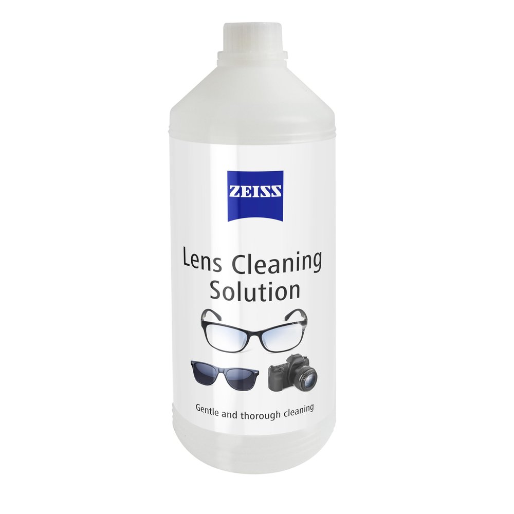 ZEISS Lens Cleaning Solution bottle 1000ml | Streak-Free, Anti-Static & Safe for All Eyewear, Camera Lenses & Screens