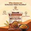 Conscious Food Schezwan Millet Noodles | 207g | Pack of 2 | No Maida | Millet-Based | Clean Label Schezwan Sauce | Ready in 10 Minutes | MSG-Free & Preservative-Free view 3
