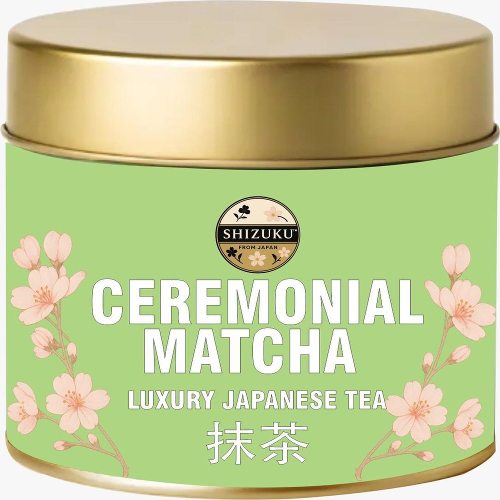 Shizuku Ceremonial Japanese Matcha Green Tea Powder, Grade AA, Imported From Japan, Shade Grown, First Flush Luxury Tea Segment 30gm