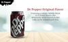 Dr.Pepper Carbonated Soft Drink Original Flavour, 330 ml Can, Pack of 3 (From UK) view 3