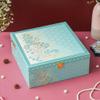 Agrisafe Diwali Gift Hamper | Diwali Dry fruit Box | Eegant Floral Motif Design With Matching Tin Jars | Festive Gifting | Corporate Gifts for Employees & Clients | Almonds, Cashews, Raisins & Pistachio (600gm Total) view 4