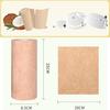 Coconut Greasy Tissue Roll Tear Away Towels, Lint Free, Absorbent, Streak Free, Non-Abrasive, Reusable and Washable Dish Rags for Oil Absorbing Paper Roll (1 pcs) view 3