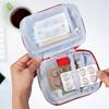 Buyzie Emergency Mini First Aid Kit Pouch | Polyester Medicine Storage Bag | Medical Empty Bag for Outdoor, Camping, Hiking, Travel (Red) view 3