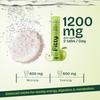 Fitty Apple Cider Vinegar Fizz 600mg| With Vitamin B6 & Stevia | Zero Sugar (Green Apple) view 2