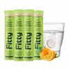 Fitty Apple Cider Vinegar Fizz 600mg | Orange Flavour | With Vitamin B6 & Stevia | Zero Sugar | Pack of 4 view 1