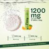 Fitty Apple Cider Vinegar Fizz 600mg | Orange Flavour | With Vitamin B6 & Stevia | Zero Sugar | Pack of 4 view 2