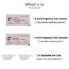 B-Arm Early Pregnancy tests- Upto 7 days & normal HCG test Kit Combo with 99% Accuracy |One-step Pregnancy Test at Home for Women|1 Early HCG Test kit, 1 Normal HCG Test kit & Free Pee Collection Cups view 4