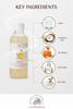 SHANTI HASTKALA ANANDI Natural Hair & Body Wash with Honey & Sea Salt | SLS & Paraben Free | Gentle Cleanser for Soft Skin & Healthy Hair | Chemical-Free, Eco-Friendly Bath Wash  100ml view 2