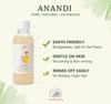 SHANTI HASTKALA ANANDI Natural Hair & Body Wash with Honey & Sea Salt | SLS & Paraben Free | Gentle Cleanser for Soft Skin & Healthy Hair | Chemical-Free, Eco-Friendly Bath Wash  100ml view 4