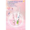 Ausha Giraffe Kids Electric Toothbrush with 3 Extra Heads with Soft DuPont Bristles, Rechargeable, Cartoon Design, Smart Timer, 5 Modes,Waterproof Tooth Brush for Children (Ages 312) view 4