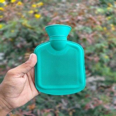 AHCS Hot Water Bottle Bag Thick Rubber Ware Relaxing Hand Feet Warming Water Filling Cold Therapy Warmer Water Bags (Small)