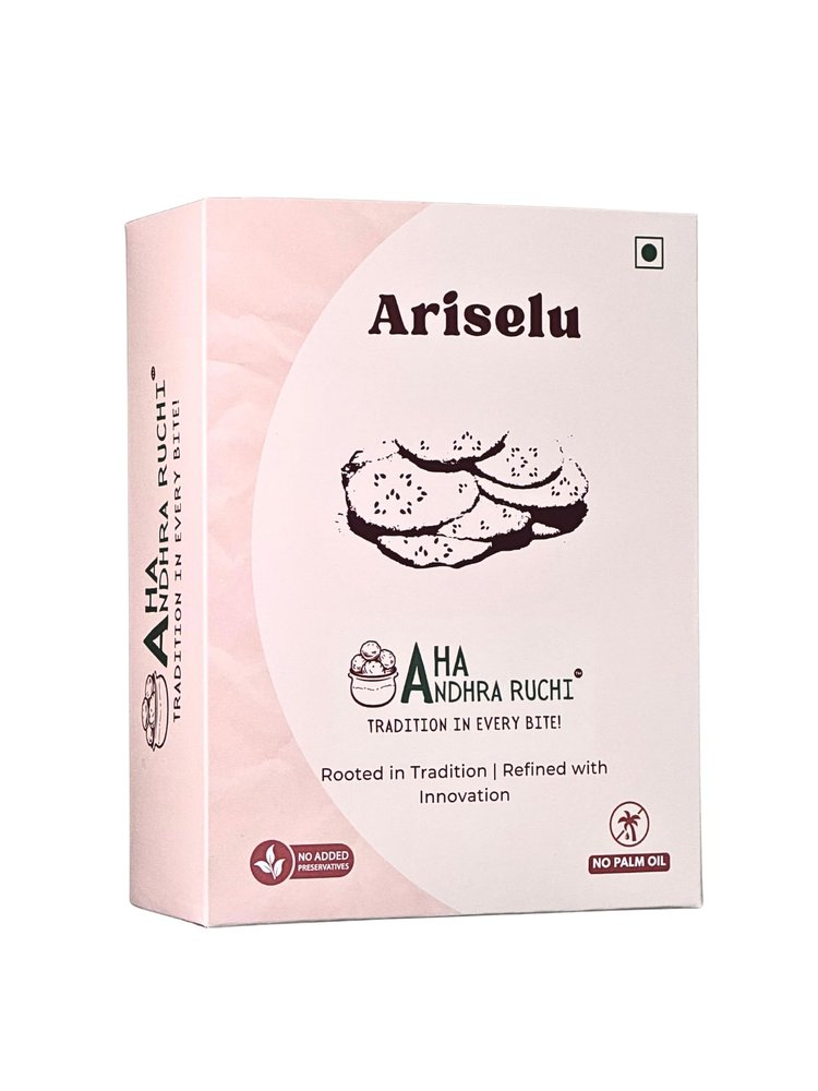 Aha Andhra Ruchi Ariselu, Traditional South Indian Sweet Snack, No Preservatives, No Palm oil