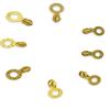 Style 2000 Golden Heavy Metal Zip Puller for Bag,Jackets, Suitcases, Purses Size No. 5 (Pack of 28 Pieces) view 1