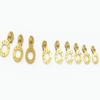 Style 2000 Golden Heavy Metal Zip Puller for Bag,Jackets, Suitcases, Purses Size No. 5 (Pack of 28 Pieces) view 2